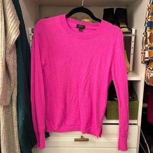 EUC JCREW pink cashmere sweater | S